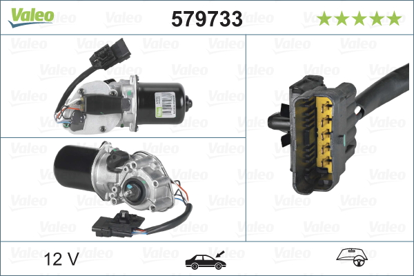 Picture of VALEO - 579733 - Wiper Motor (Window Cleaning)